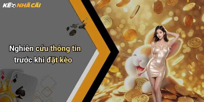 Nghiên cứu thông tin trước khi đặt kèo